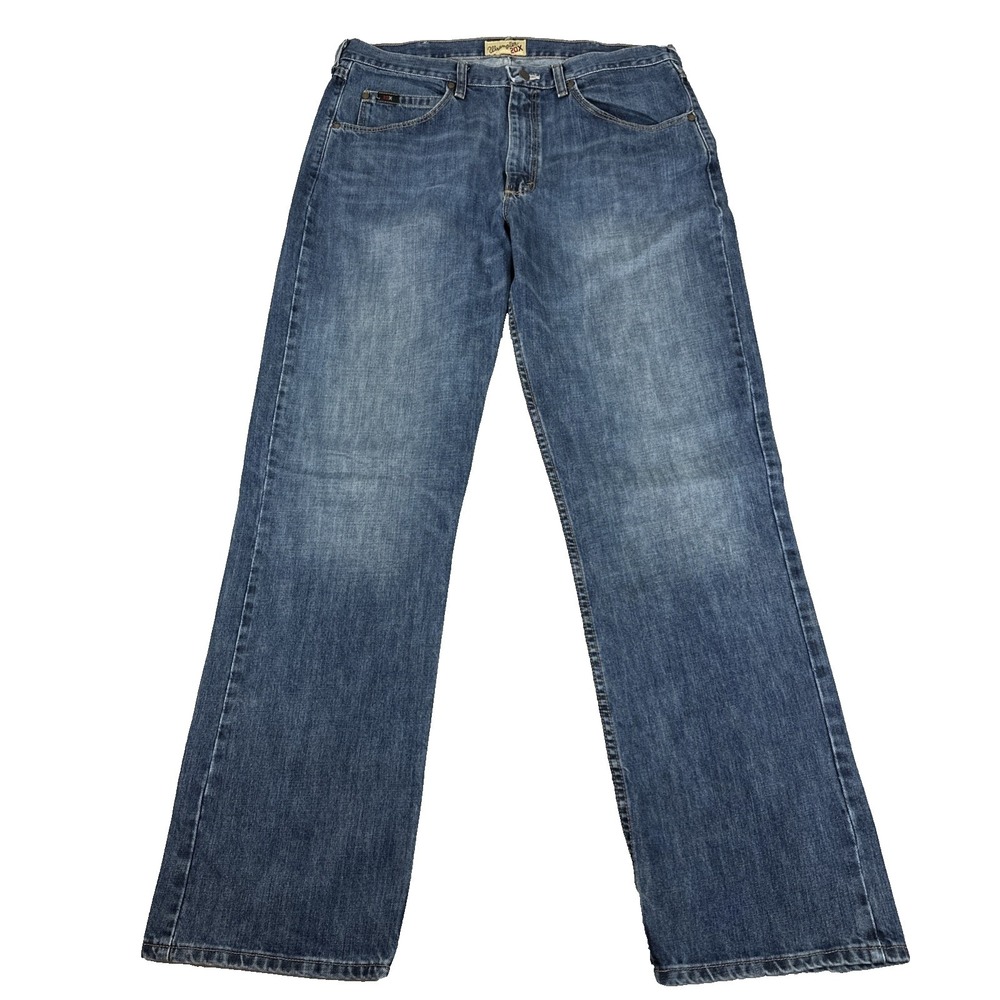 Wrangler Men's 20X 42 Vintage Bootcut Jeans 35x34 Western Cowboy Workwear